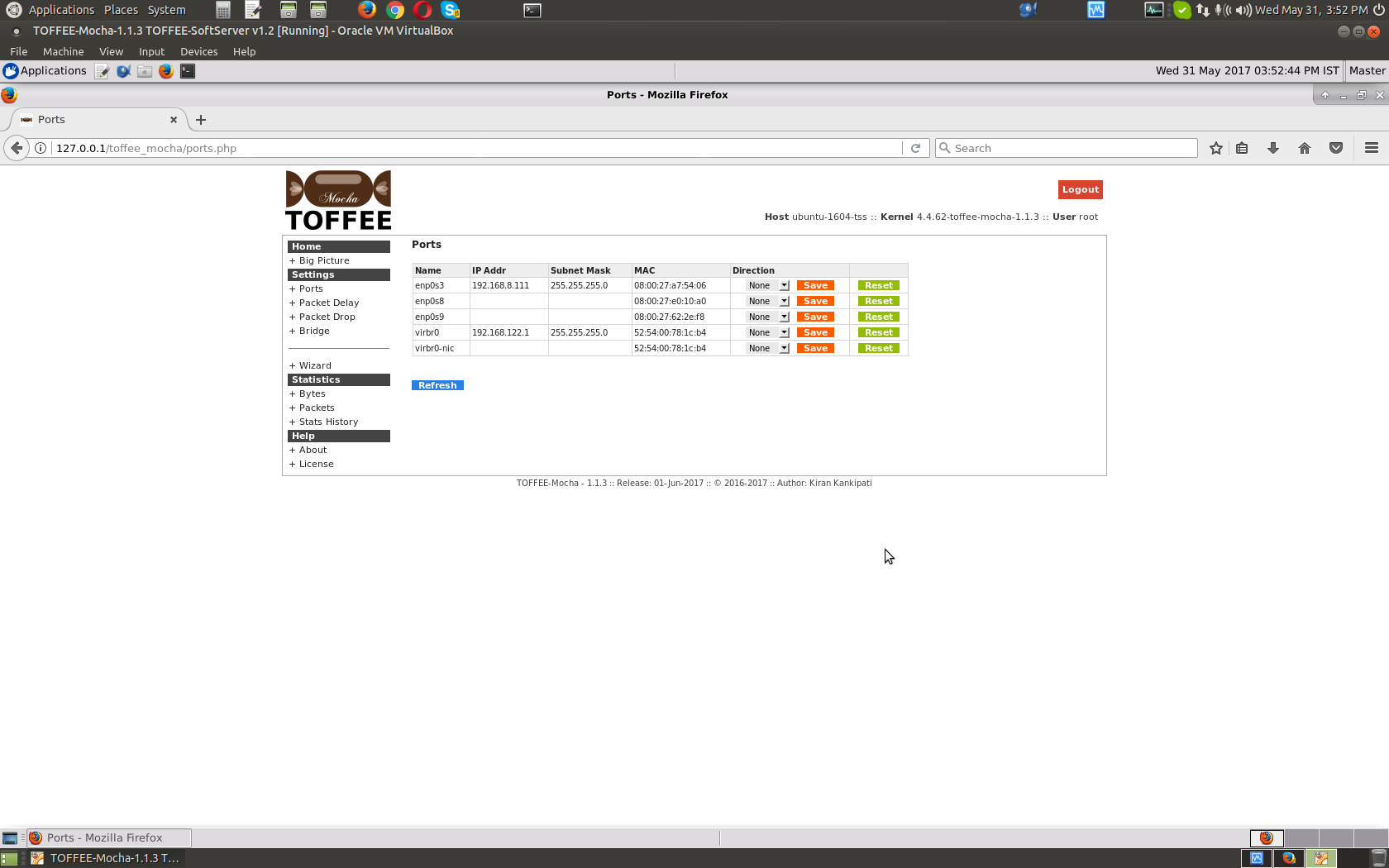 04 Screenshot TOFFEE-Mocha-1.1.3 TOFFEE-SoftServer v1.2